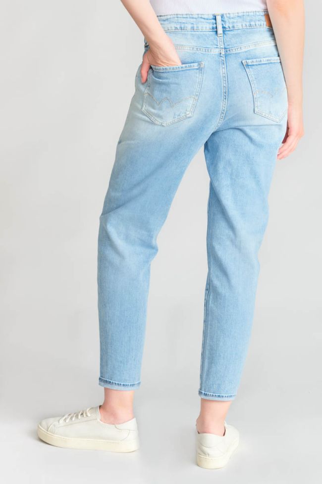 Jeans boyfit Cosy Pocket 7/8ème destroy bleu N°5