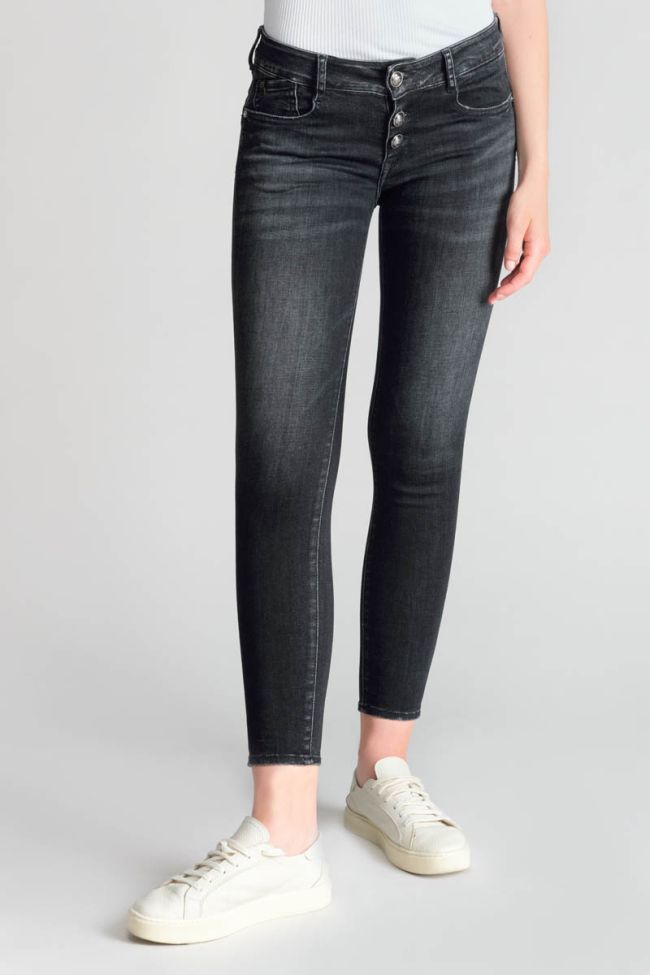 Jeans pulp slim Delos 7/8ème noir N°2