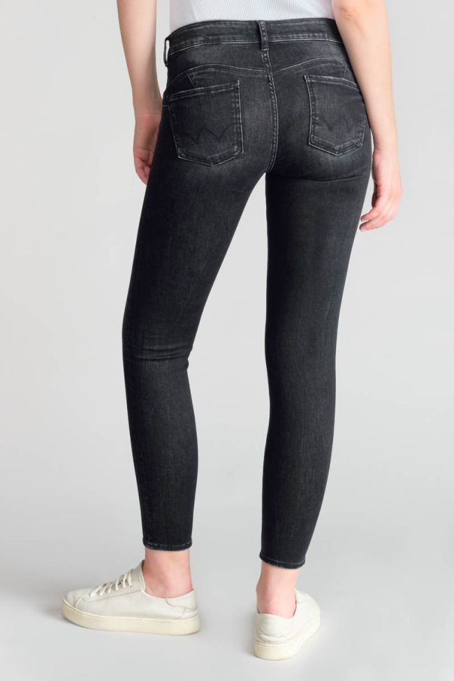 Jeans pulp slim Delos 7/8ème noir N°2