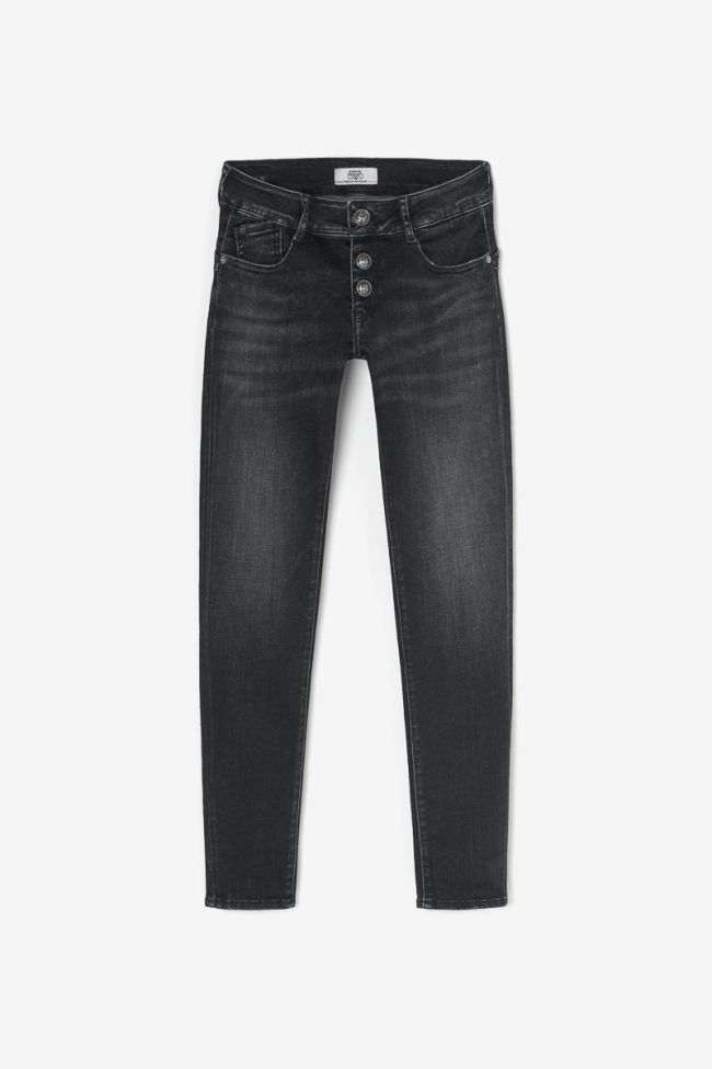 Jeans pulp slim Delos 7/8ème noir N°2