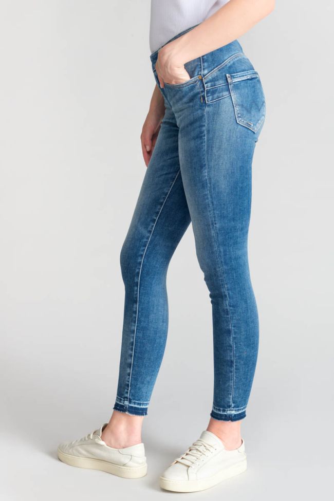 Jeans pulp slim Donou taille haute 7/8ème bleu N°3