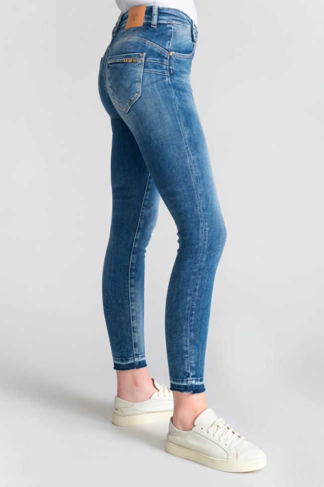 Jeans pulp slim Donou taille haute 7/8ème bleu N°3