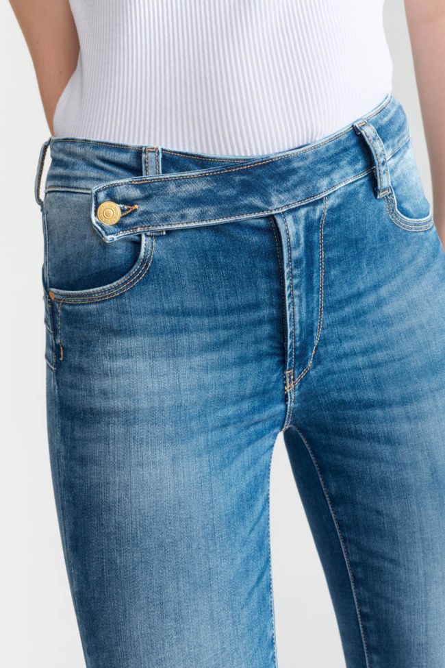 Jeans pulp slim Donou taille haute 7/8ème bleu N°3