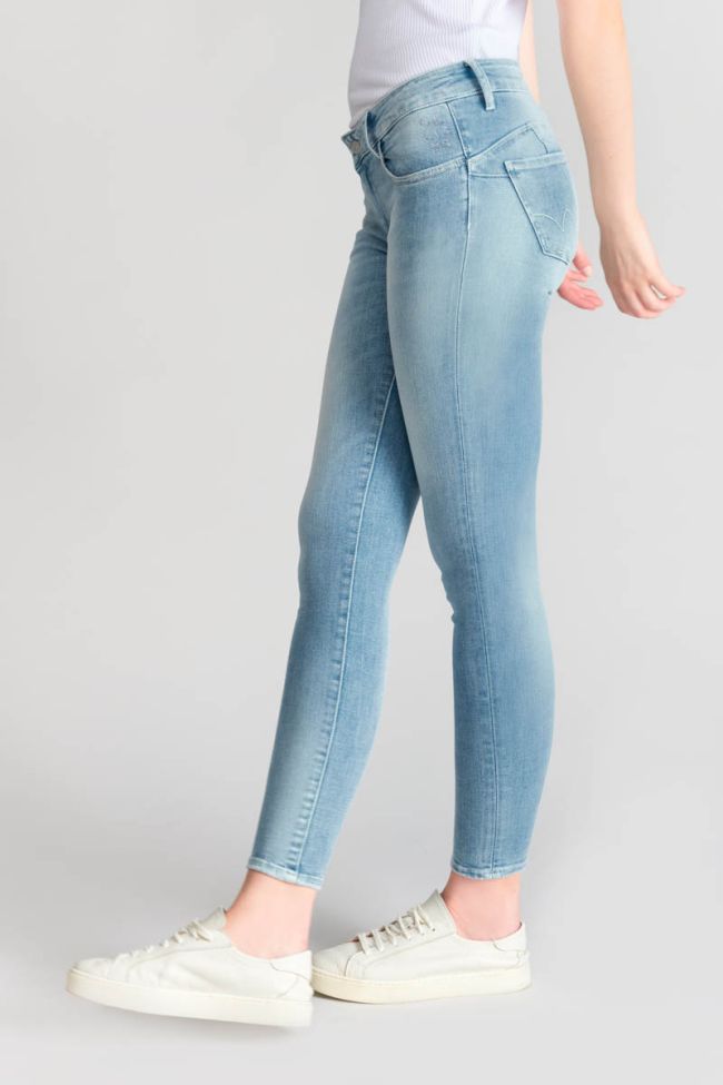 Jeans pulp slim Eva 7/8ème bleu N°5