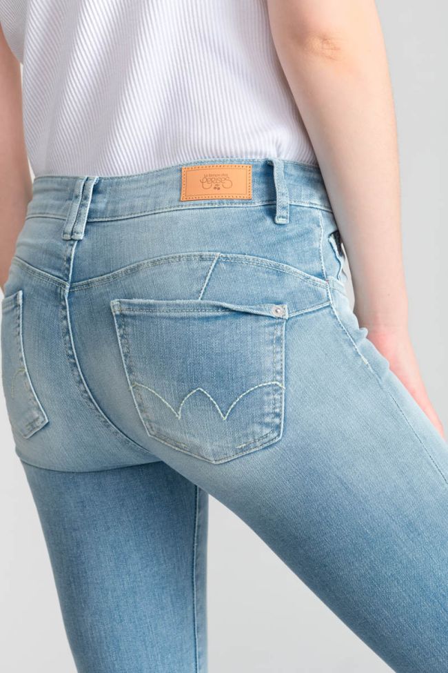 Jeans pulp slim Eva 7/8ème bleu N°5
