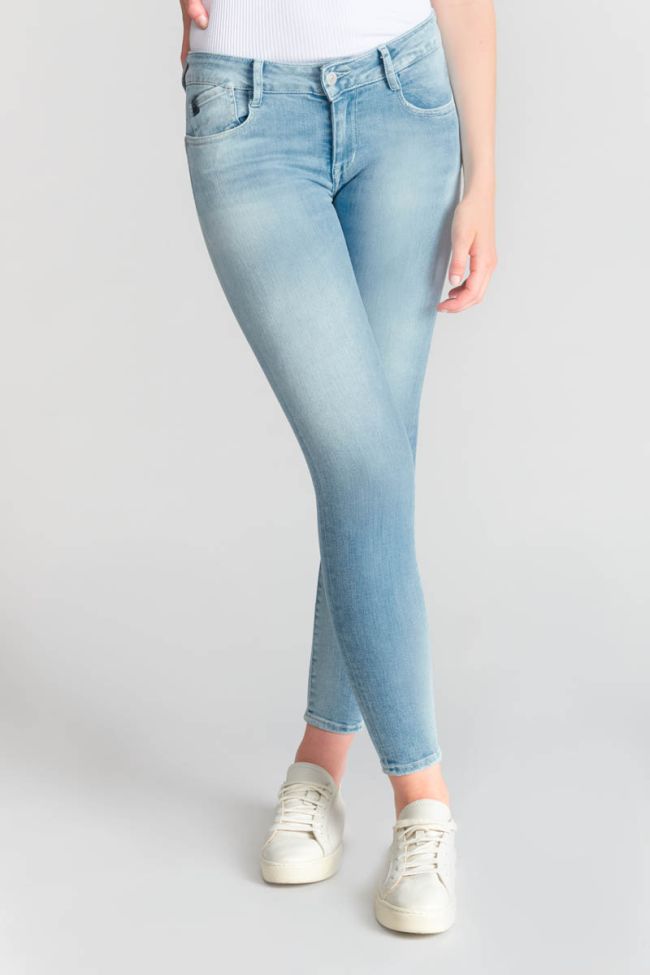 Jeans pulp slim Eva 7/8ème bleu N°5
