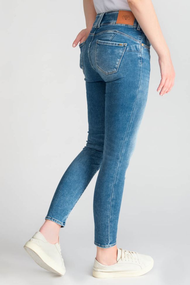 Jeans ultra pulp slim Farmer taille haute 7/8ème bleu N°3