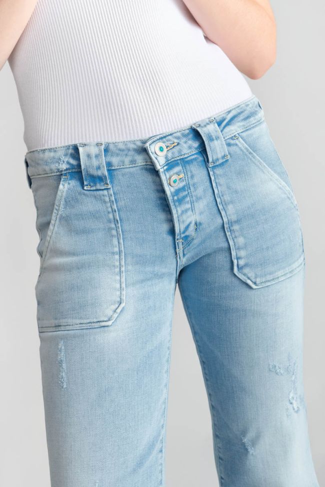 Jeans flare destroy bleu N°5