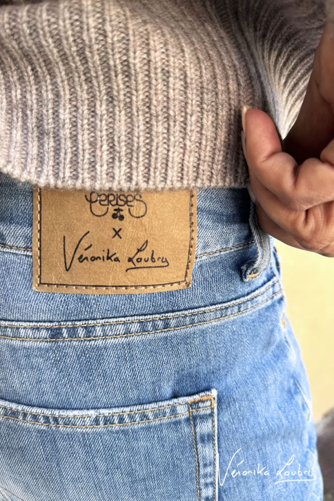 James 400/60 girlfriend by Véronika Loubry jeans taille haute bleu N°4