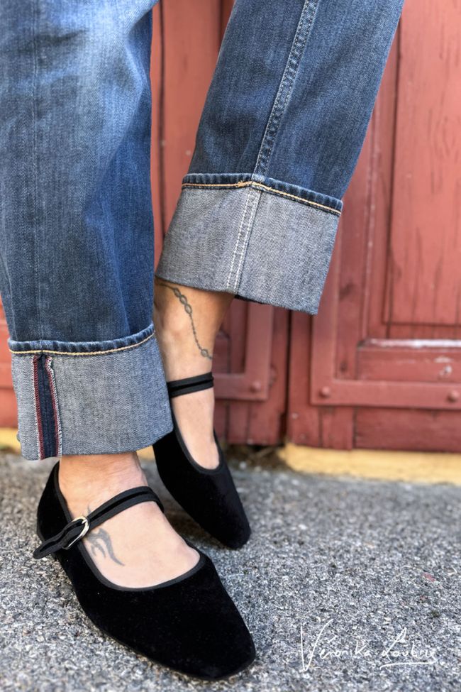 James 400/60 girlfriend by Véronika Loubry jeans taille haute bleu N°2