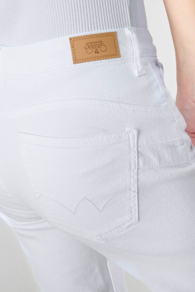 Jeans pulp flare Maes taille haute blanc 