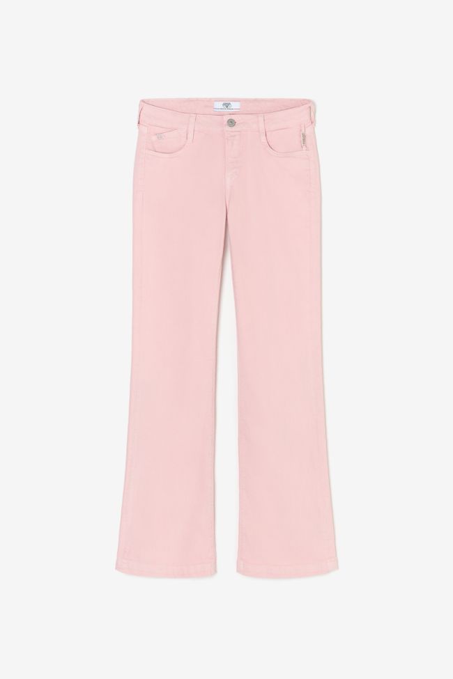 Jeans flare Maes rose pastel