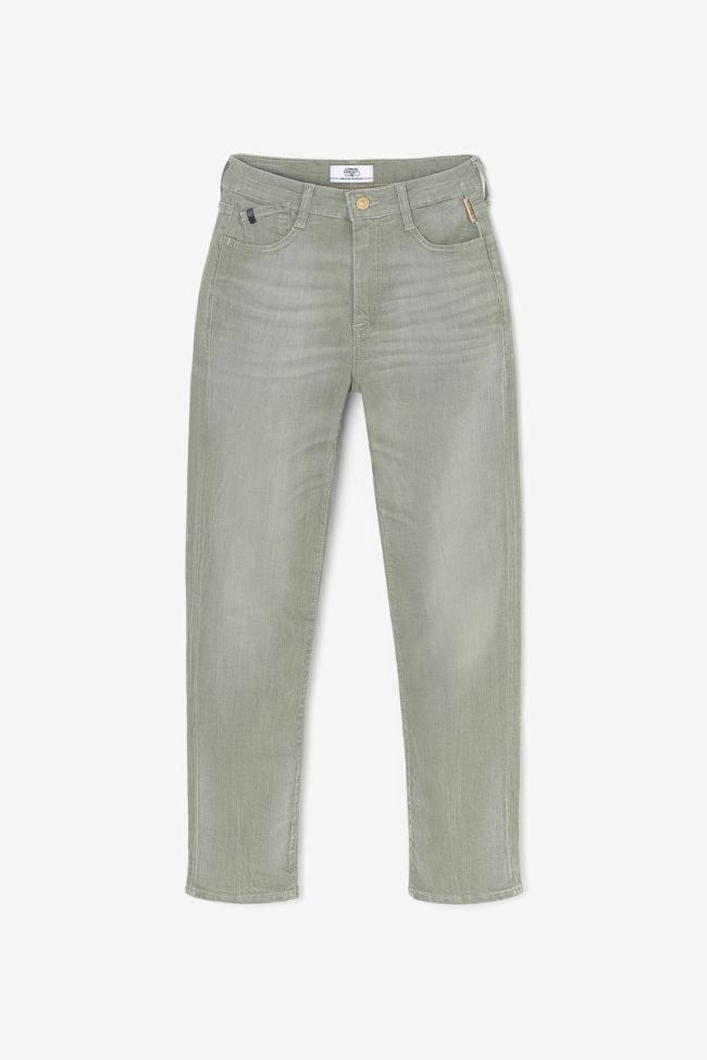 Marylou 400/17 mom taille haute 7/8ème jeans kaki