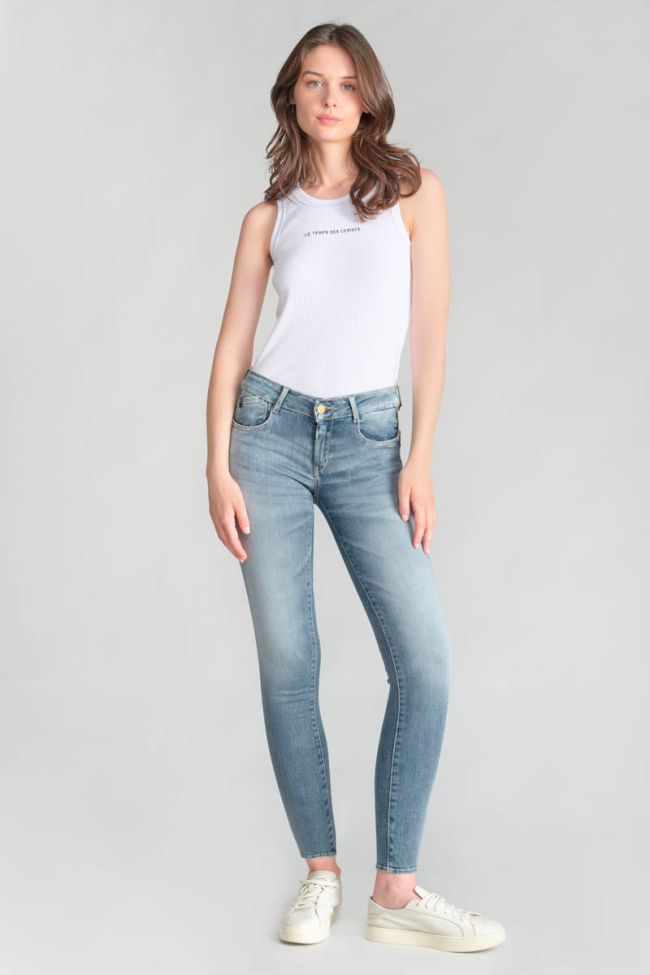 Jeans pulp slim Pata 7/8ème bleu N°4