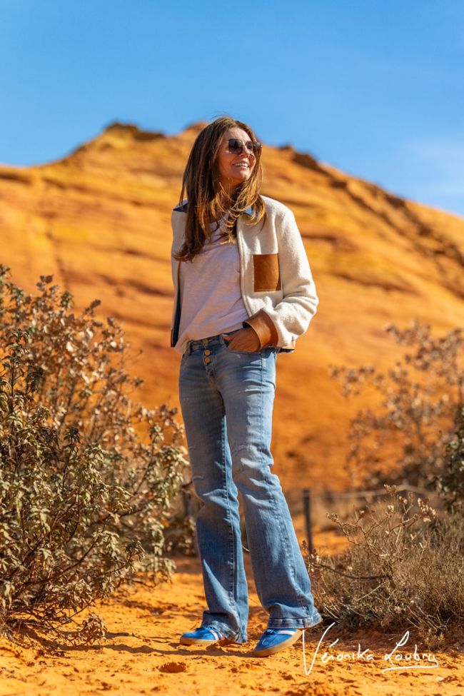 Patricia flare by Véronika Loubry jeans bleu N°4