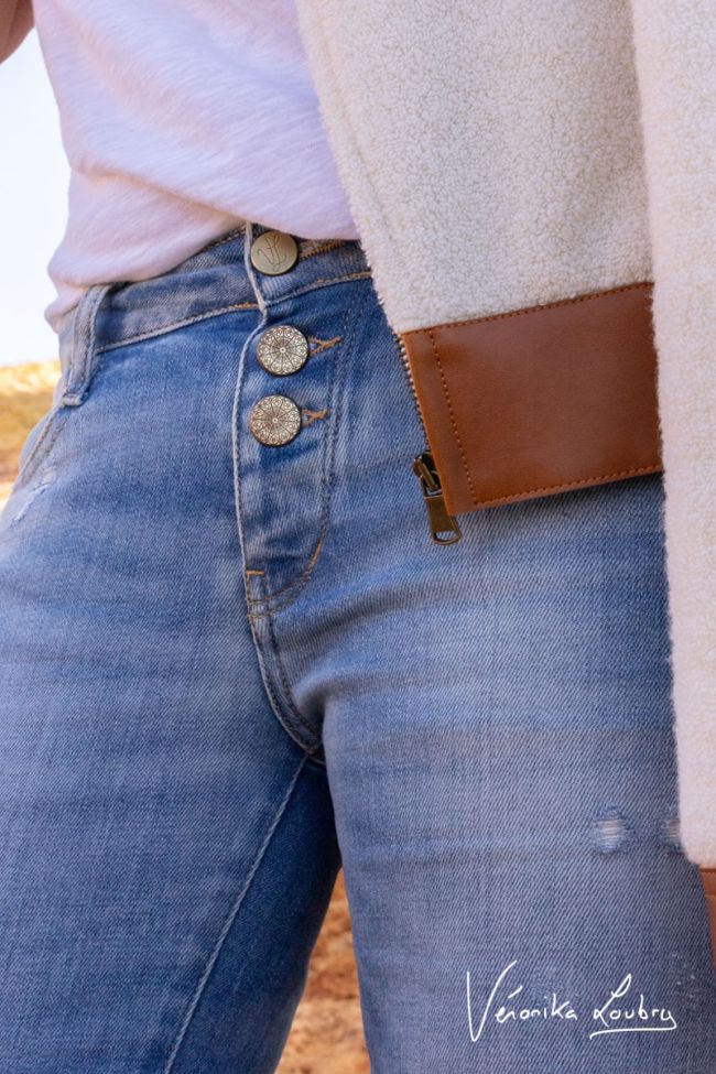 Patricia flare by Véronika Loubry jeans bleu N°4