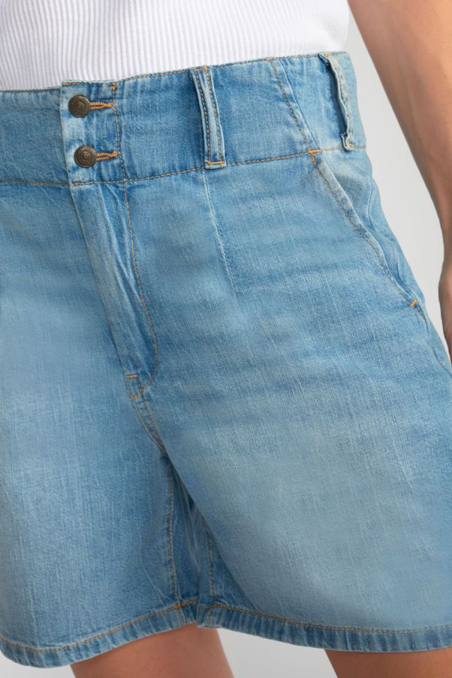 Short Sydney3 en jeans bleu clair