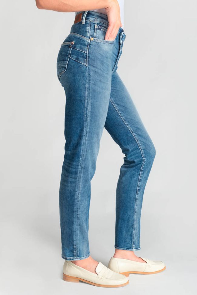 Jeans pulp regular Zep taille haute 7/8ème bleu N°3