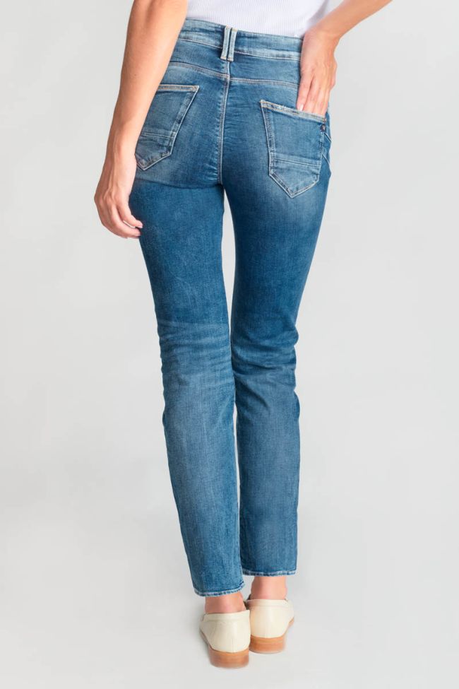 Jeans pulp regular Zep taille haute 7/8ème bleu N°3
