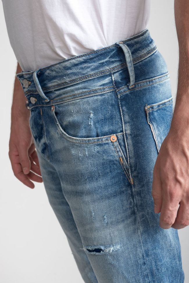 Jeans 700/11 adjusted Beny destroy bleu N°4