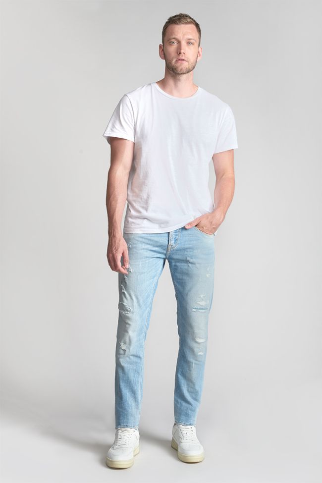 Jeans 700/11 adjusted Loos destroy bleu N°5