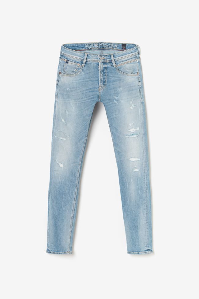 Jeans 700/11 adjusted Loos destroy bleu N°5