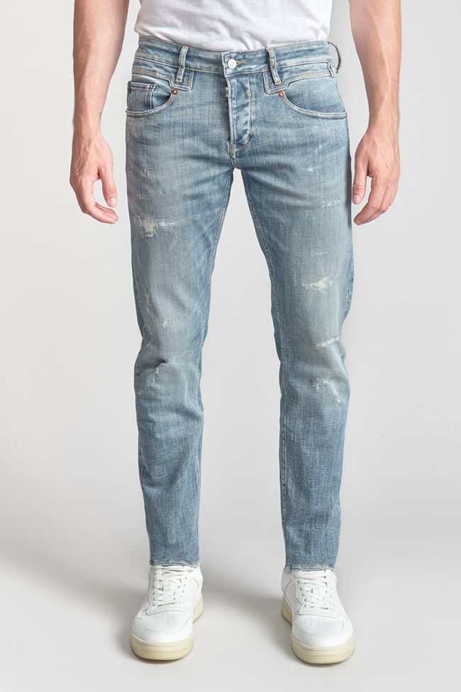 Jeans 700/11 adjusted Lunel destroy bleu N°4
