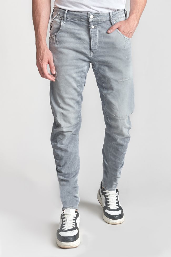 Jeans 900/03 tapered arqué Alost destroy gris N°3