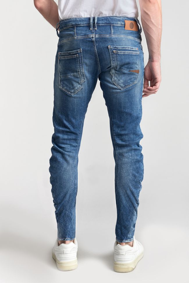 Jeans 900/03 tapered arqué Locarn destroy bleu N°3