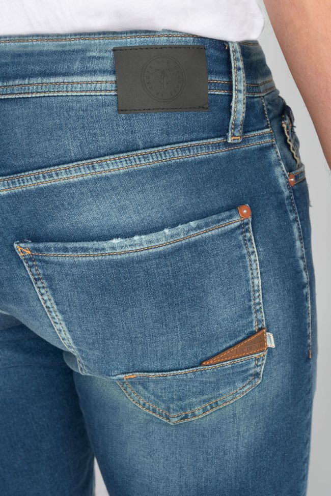 Bermuda Jogg Oc bleu délavé destroy