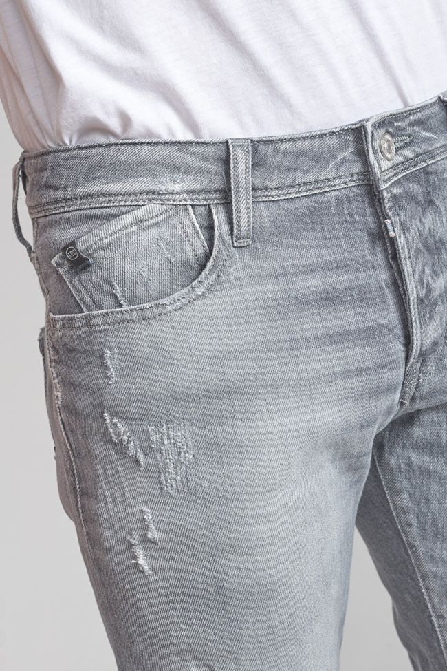 Bermuda Landres en jeans gris destroy
