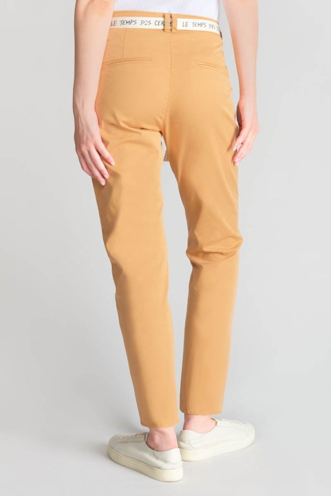 Pantalon chino loose Arlo camel
