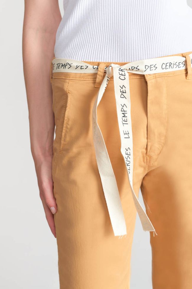 Pantalon chino loose Arlo camel