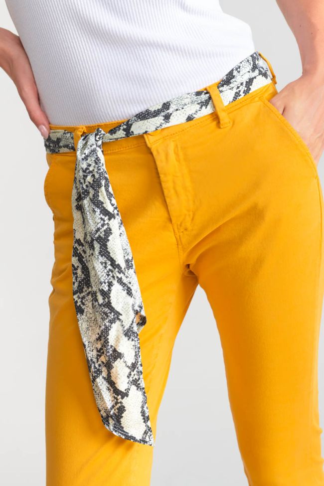 Pantalon chino Dyli5 moutarde