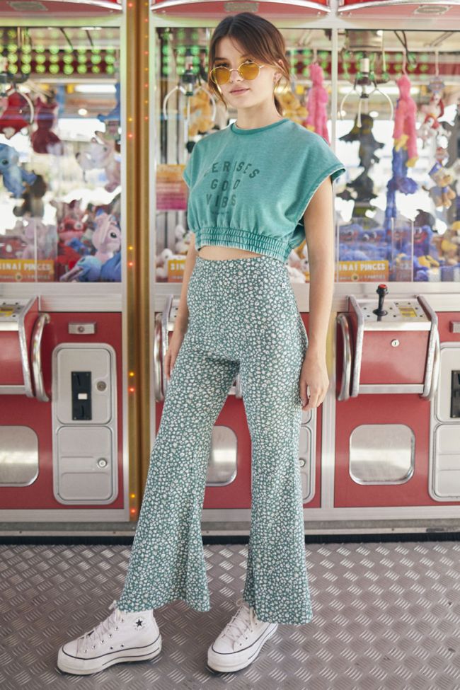 Pantalon Jayagi à motif fleuri