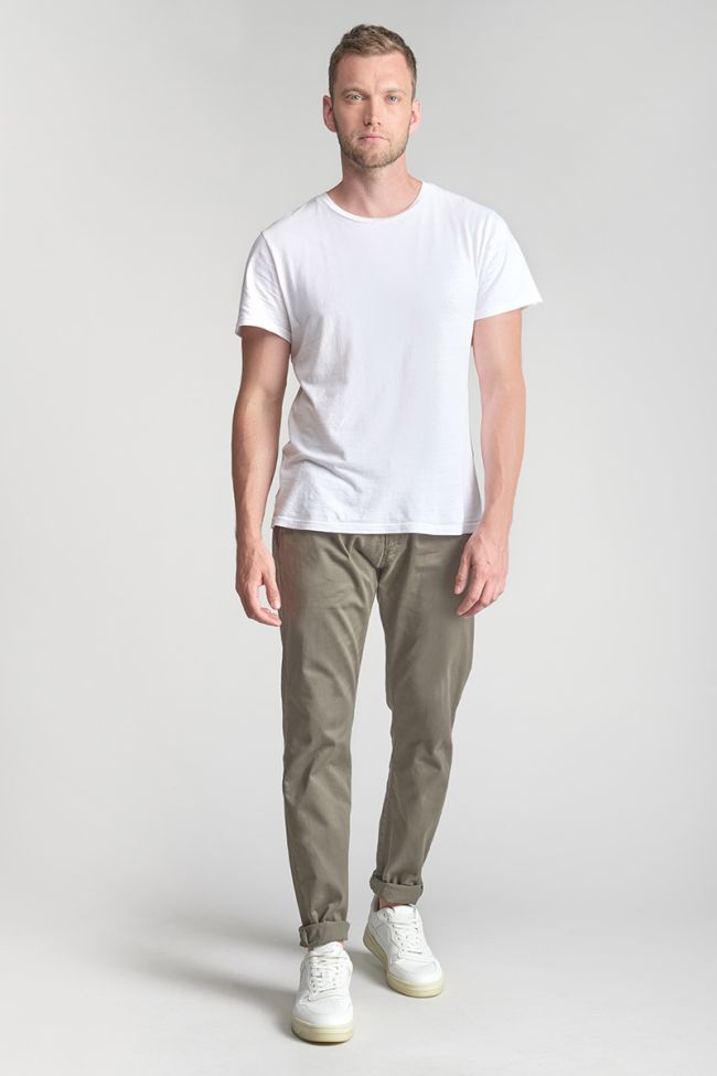 Pantalon chino large Cesar kaki