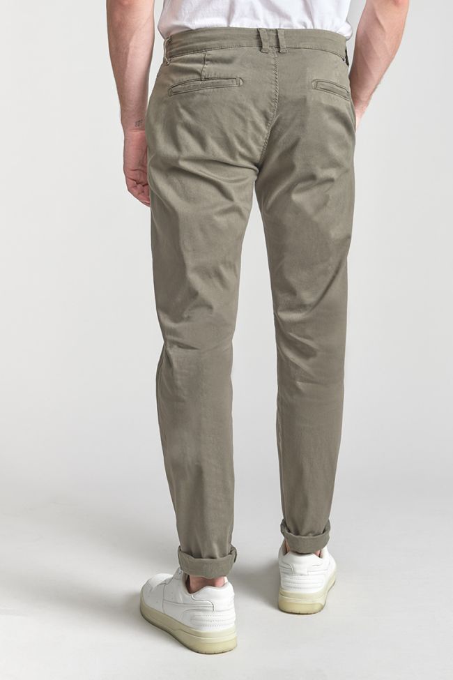 Pantalon chino large Cesar kaki