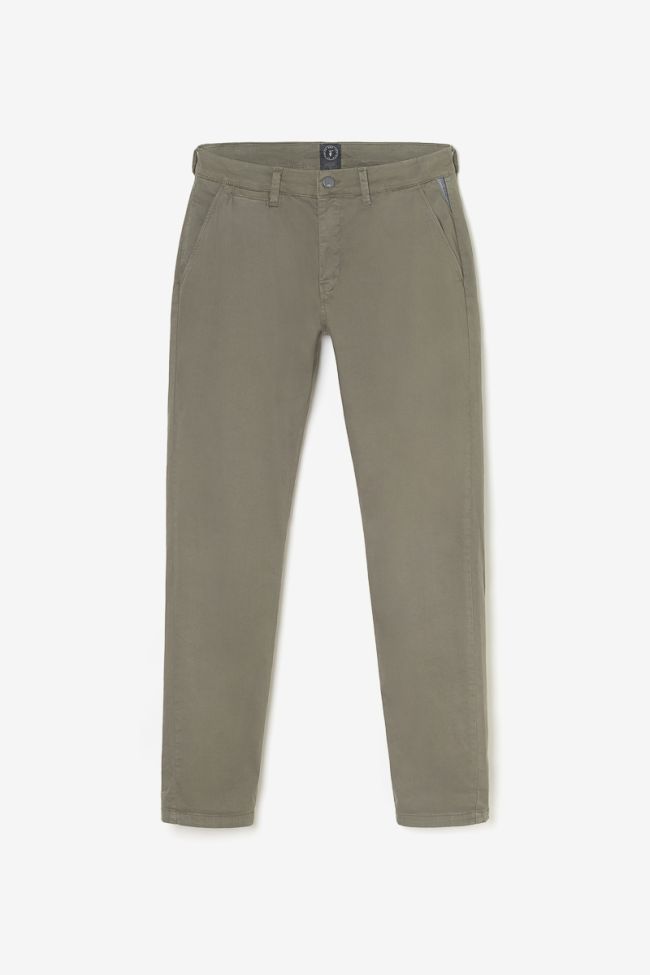 Pantalon chino large Cesar kaki