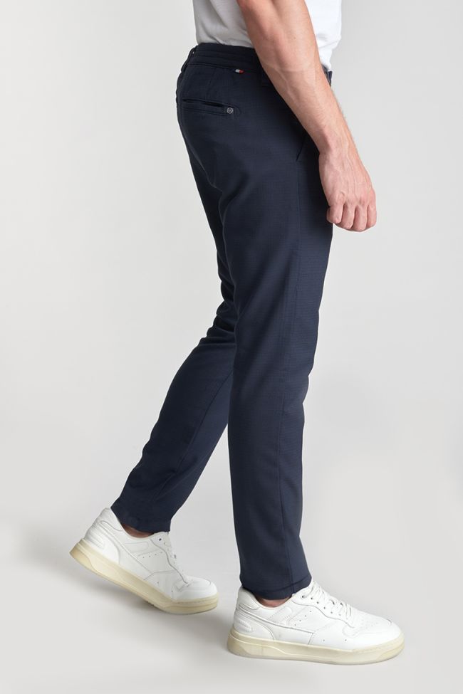 Pantalon Nicosie bleu marine chiné