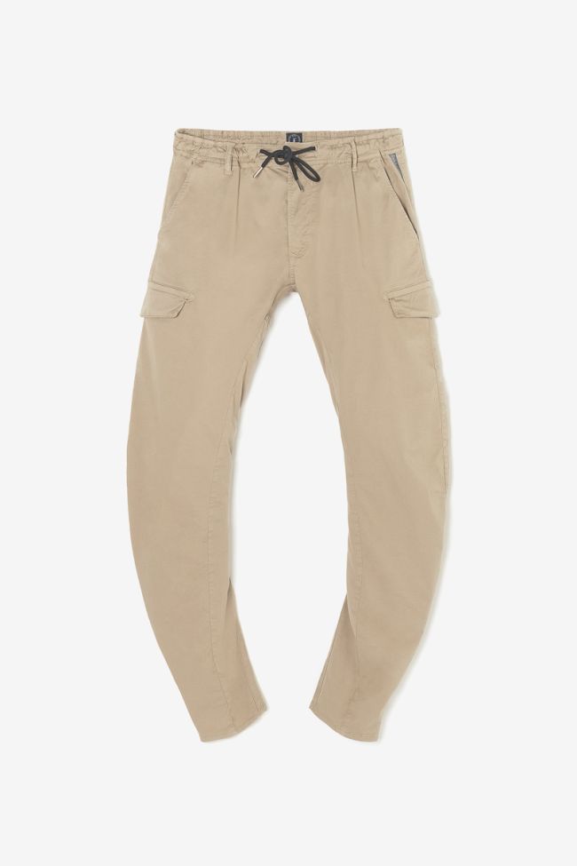Pantalon cargo Velaux beige sable