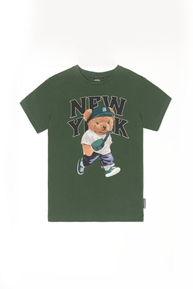 T-shirt Bambo vert imprimé