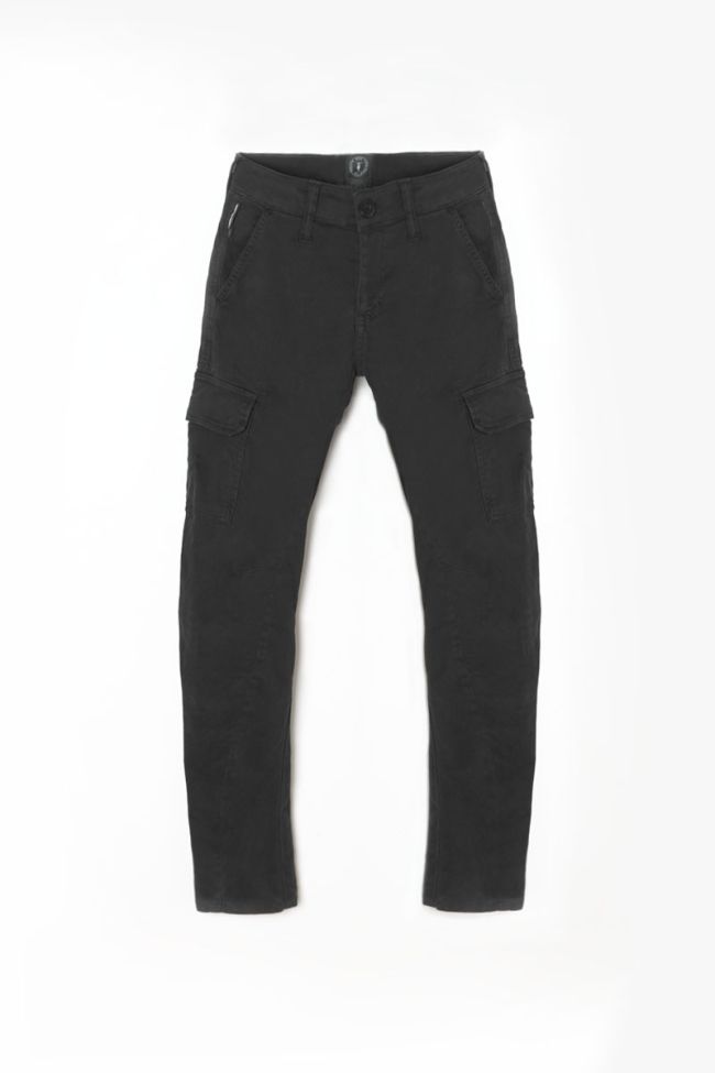 Pantalon Kalvin tapered arqué noir