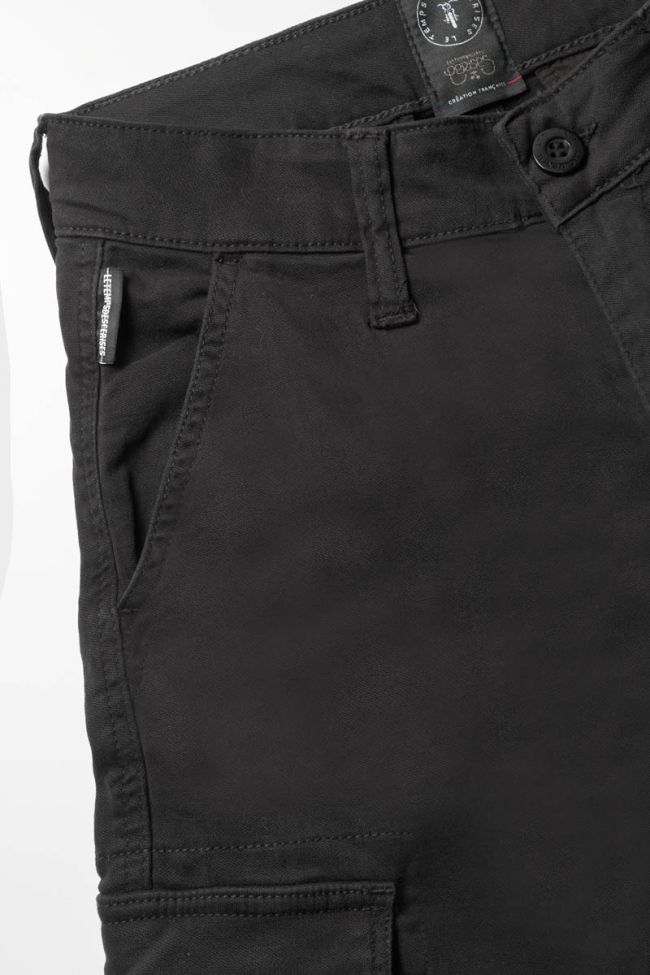 Pantalon Kalvin tapered arqué noir