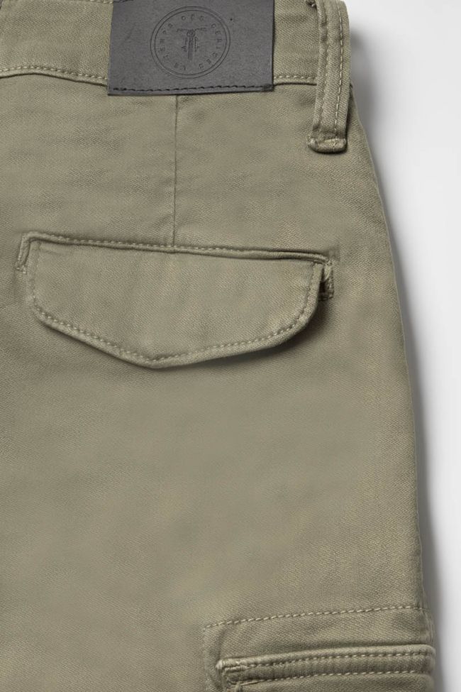 Pantalon Kalvin tapered arqué kaki
