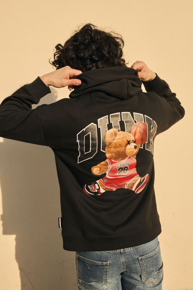 Sweat à capuche Lorobo noir