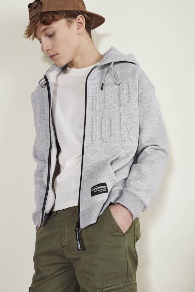 Sweat zippé Rensbo gris