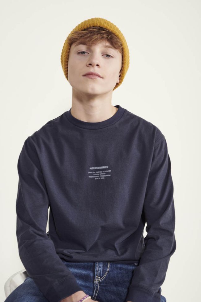 T-shirt manches longues Tankibo bleu marine