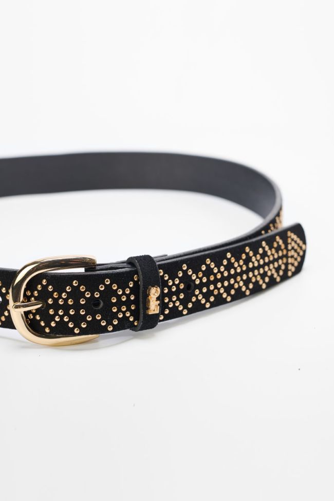 Ceinture Manol noire cloutée