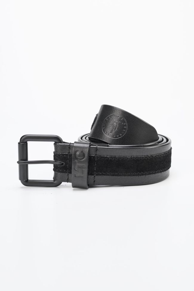 Ceinture Mendis en cuir noir