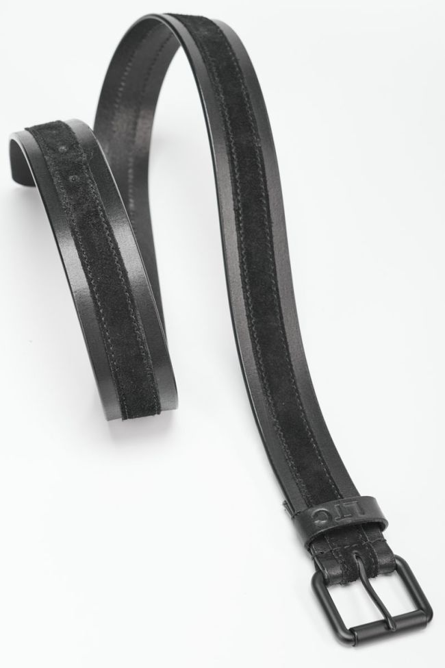 Ceinture Mendis en cuir noir